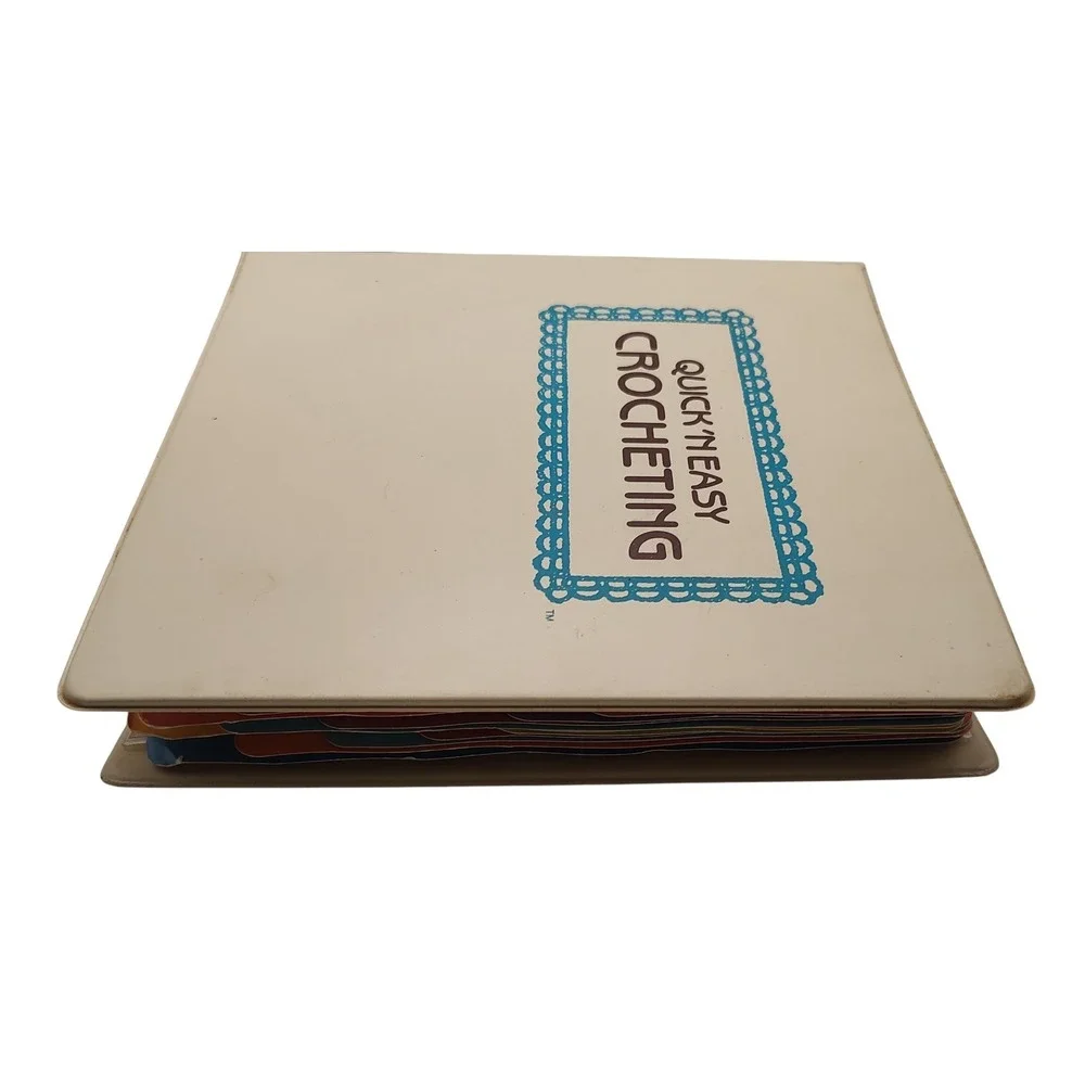 Vintage‎ Quick N Easy Crochet Binder 1985 Eighteen Categories Marshall Cavendish